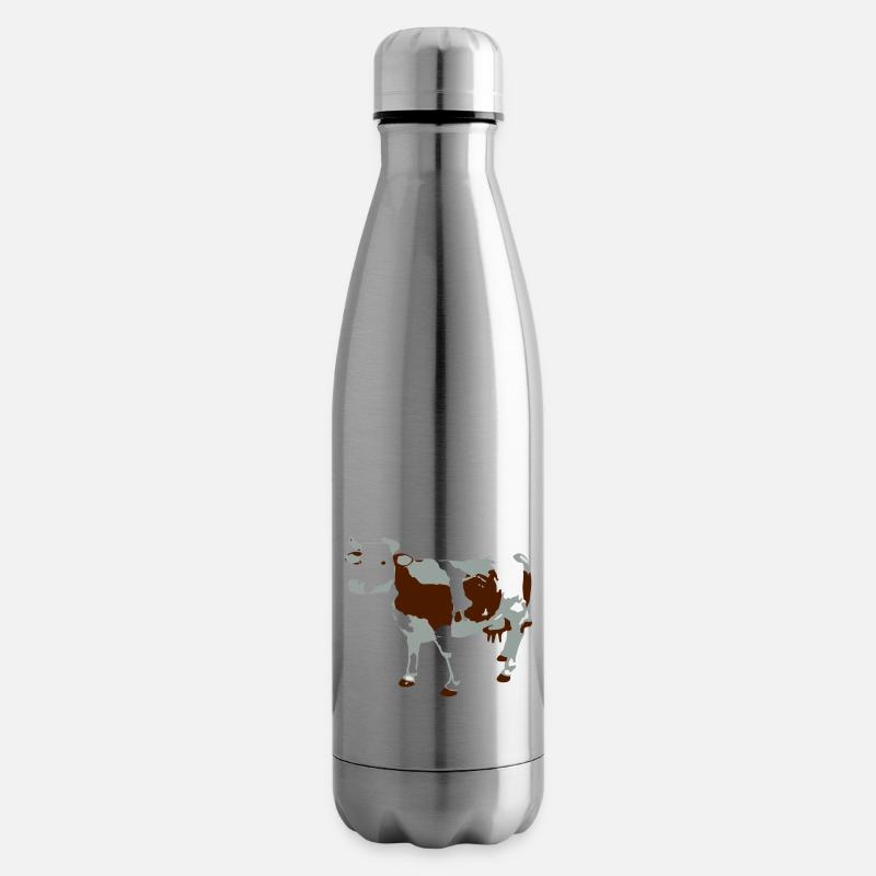 Kuh - Isolierflasche - Lightsilver