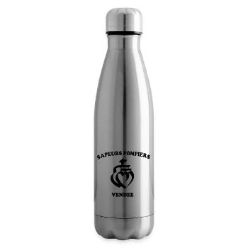 Pompier de vendée - Bouteille isotherme - argent clair - Droite