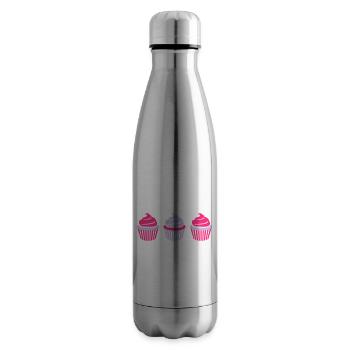 Cupcake - Insulated Water Bottle - silver - Right