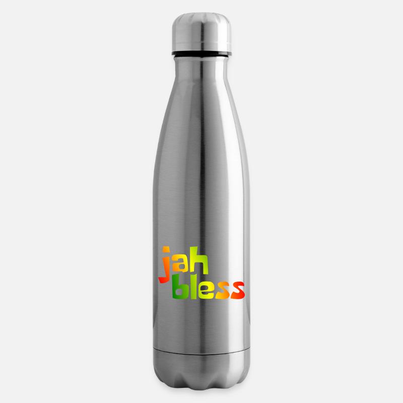 jah bless - Bouteille isotherme - argent clair
