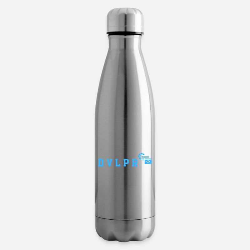 I'm a SOFTWARE DEVELOPER What's Your Superpower - Insulated Water Bottle - silver