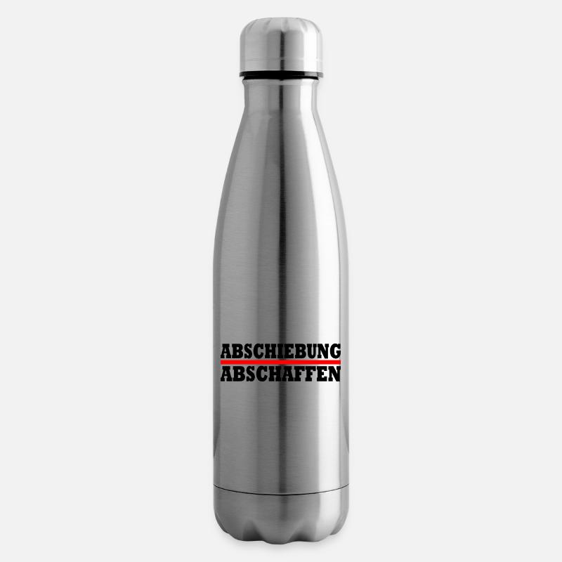 abschiebung abschaffen - Isolierflasche - Lightsilver