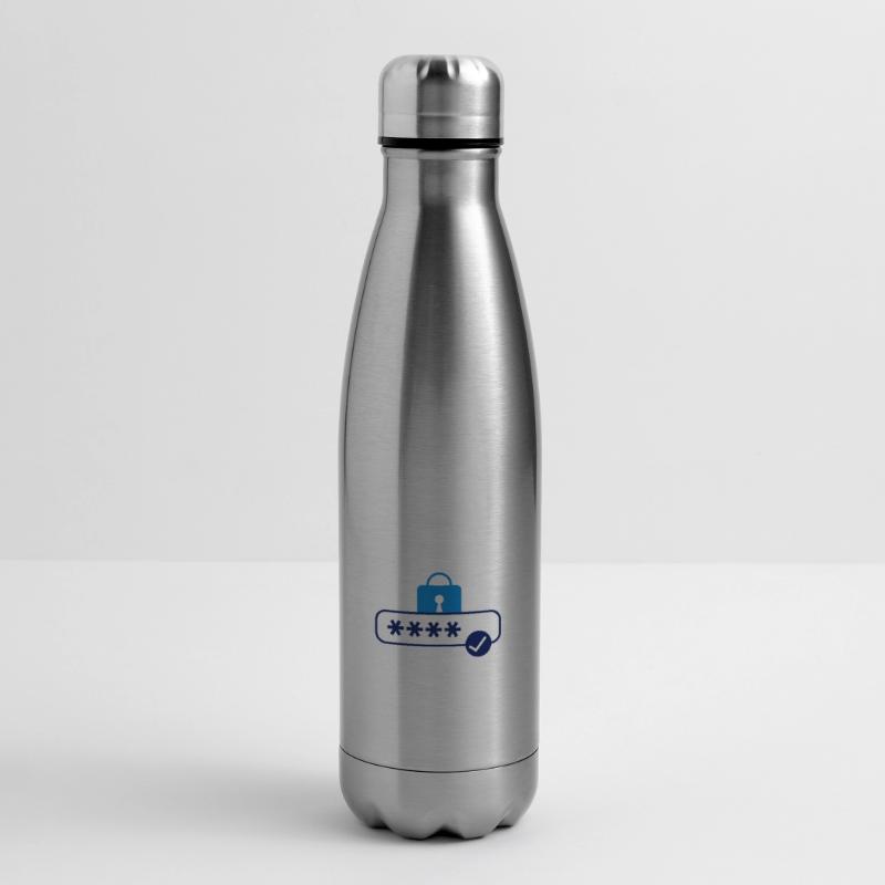 Password Hacker Security Computer Hacking Insulated Water Bottle