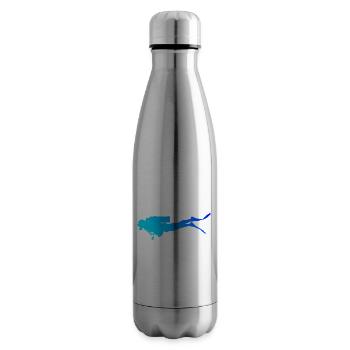 Scuba Diver Damen Scuba Taucher Free Dive - Isolierflasche - Lightsilver - Rechts