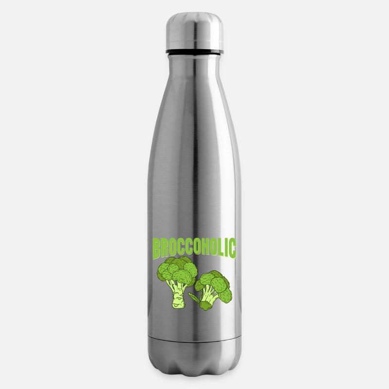 Broccoholic Broccoli Vegetable - Isolierflasche - Lightsilver