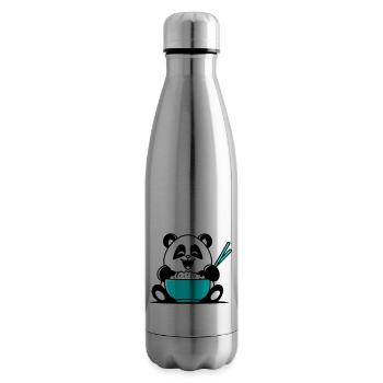 Panda - Insulated Water Bottle - silver - Right