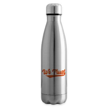 In Dave We Trust - Insulated Water Bottle - silver - Right