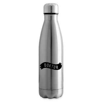 Médecin - Bouteille isotherme - argent clair - Droite