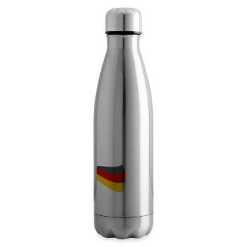 Pêcheur à la ligne Drapeau allemand Pêche - Bouteille isotherme - argent clair - Droite