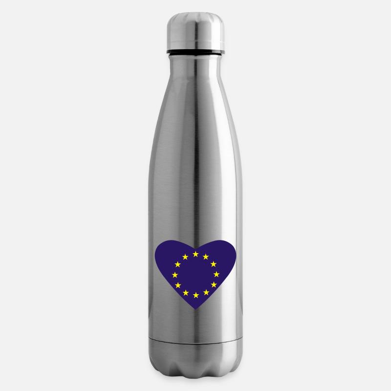 Liebe Europa - Isolierflasche - Lightsilver