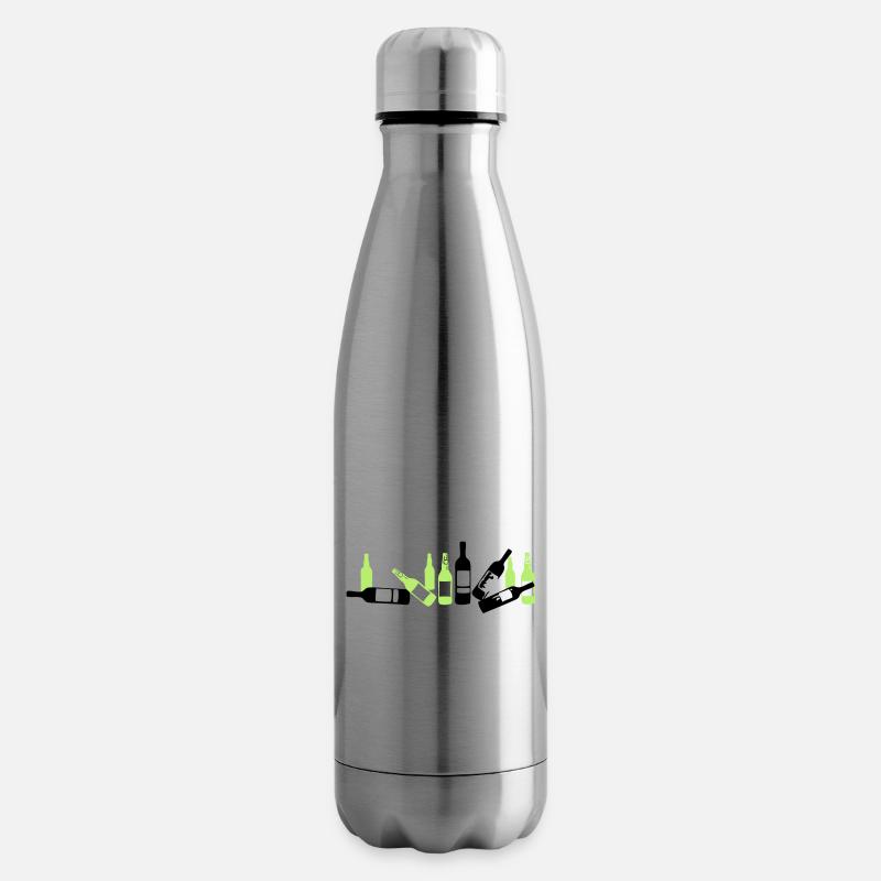 Leichenhaufen Flasche Bierglas - Isolierflasche - Lightsilver