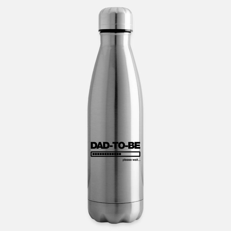 Papa-à-être - Bouteille isotherme - argent clair