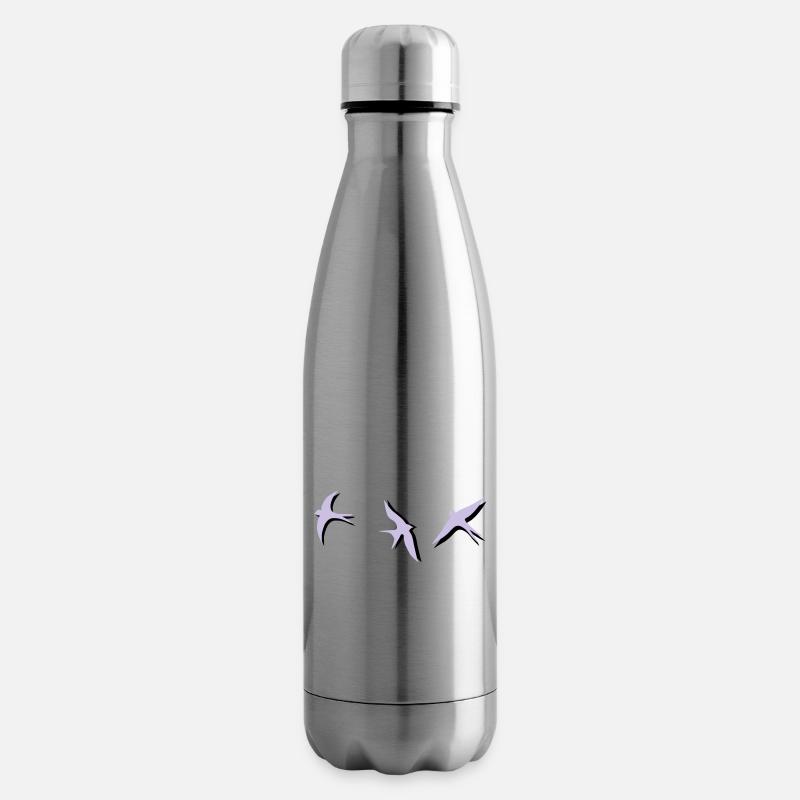 swallow - Insulated Water Bottle - silver