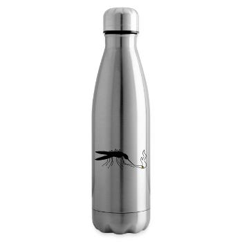 moskito kiffen rauchen drogen weed hanf joint cann - Isolierflasche - Lightsilver - Rechts