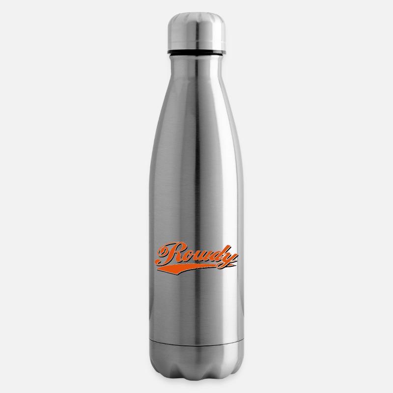 rowdy dieb bandit Aufkleber Motorrad biker custom - Isolierflasche - Lightsilver