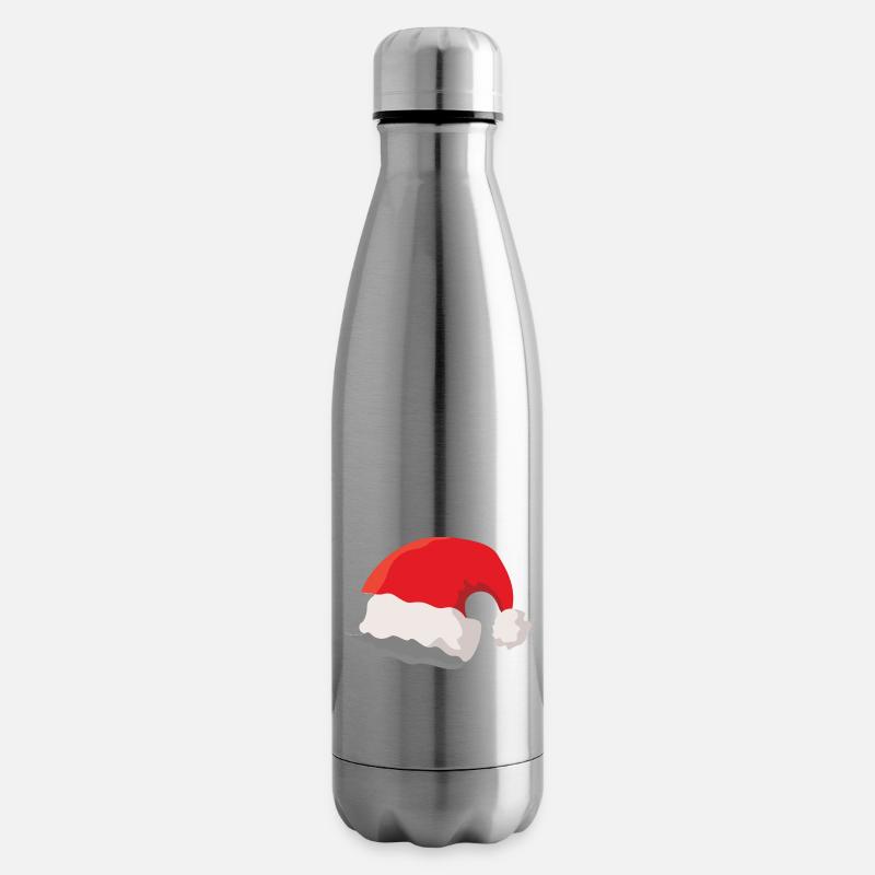 Weihnachtsmütze - Isolierflasche - Lightsilver