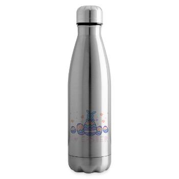 jour de Pâques - Bouteille isotherme - argent clair - Droite