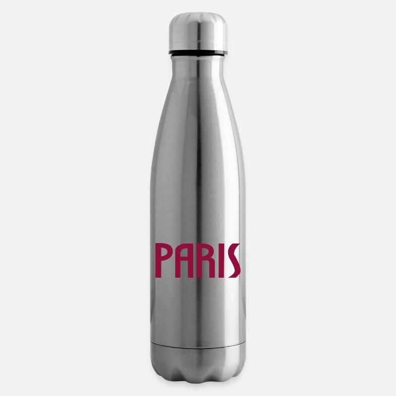 Paris - Bouteille isotherme - argent clair