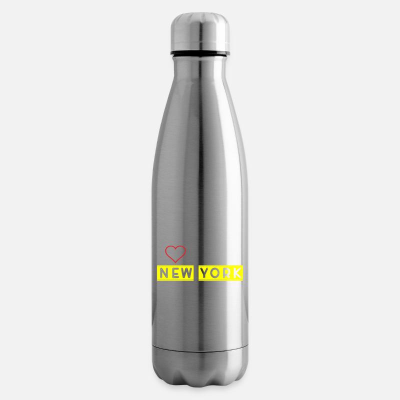 New York - Isolierflasche - Lightsilver