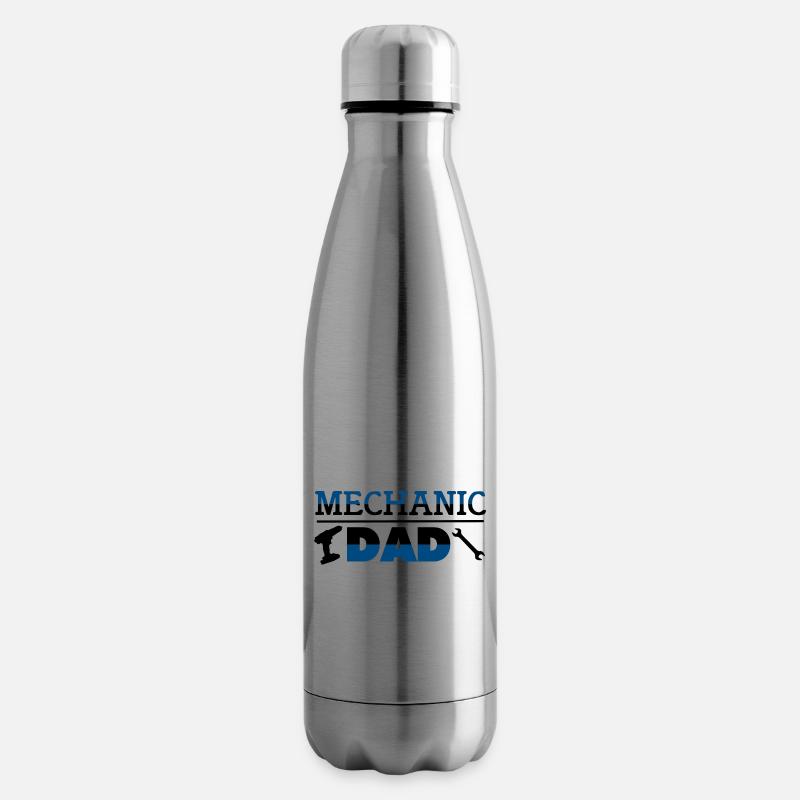 Mechanic Dad - Isolierflasche - Lightsilver