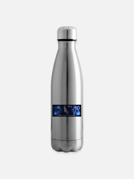Sternzeichen Steinbock, Sternenbild, Astrologie - Isolierflasche - Lightsilver