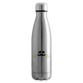Visage froid - Bouteille isotherme - argent clair - Droite