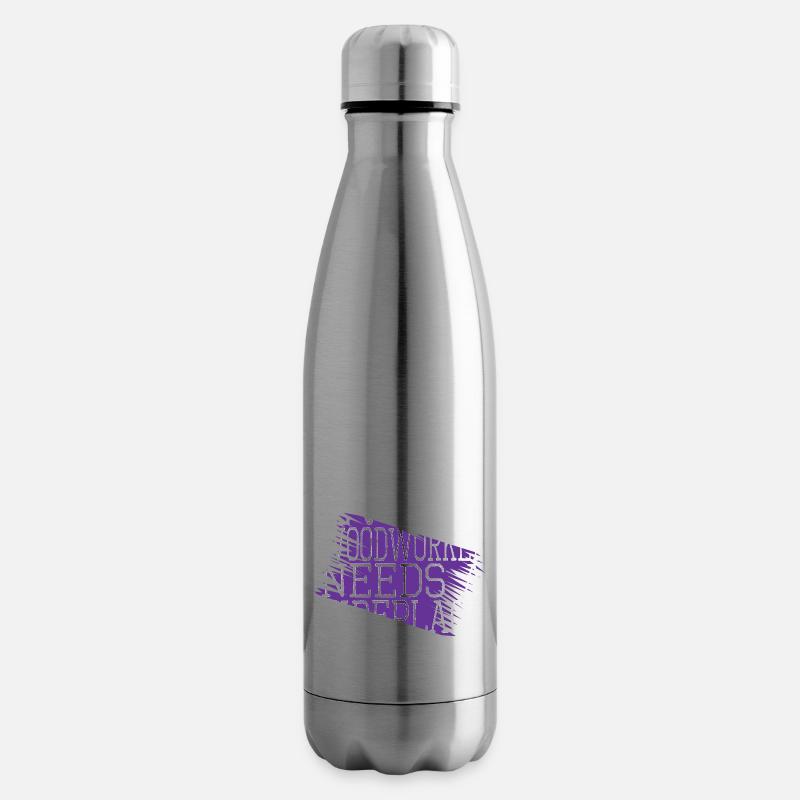 christmas present idea couples bodybuilder - Isolierflasche - Lightsilver
