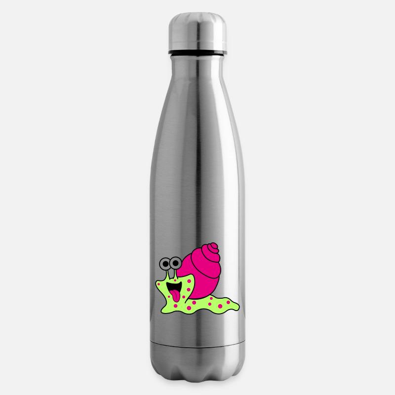 Escargot Drôle - Bouteille isotherme - argent clair