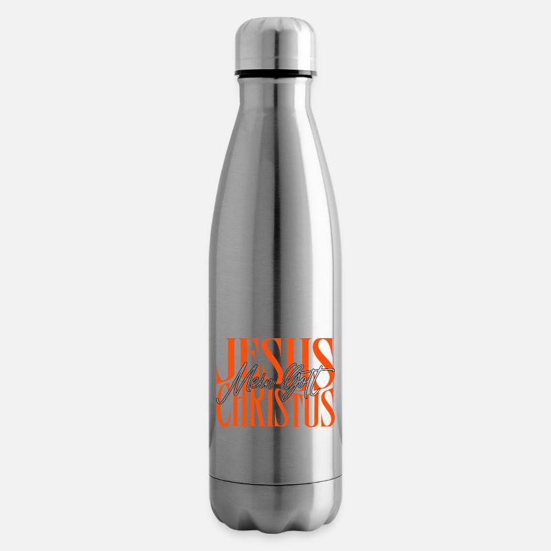 Jesus Mein Gott - Isolierflasche - Lightsilver