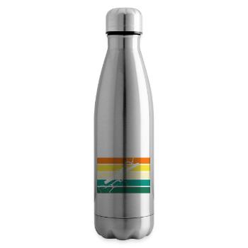 Flute player - Insulated Water Bottle - silver - Right