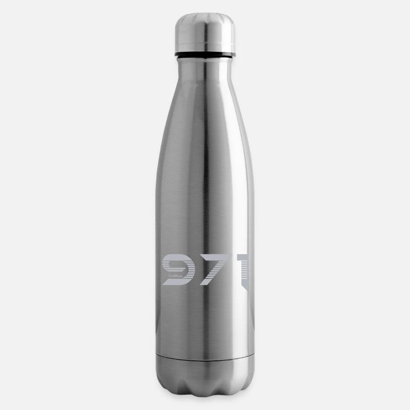 Guadeloupe 971 - Bouteille isotherme - argent clair