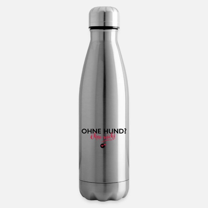 Ohne mich! - Isolierflasche - Lightsilver