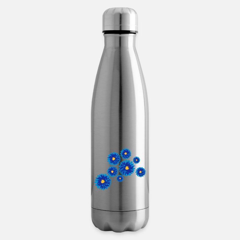 Flowers - Bouteille isotherme - argent clair