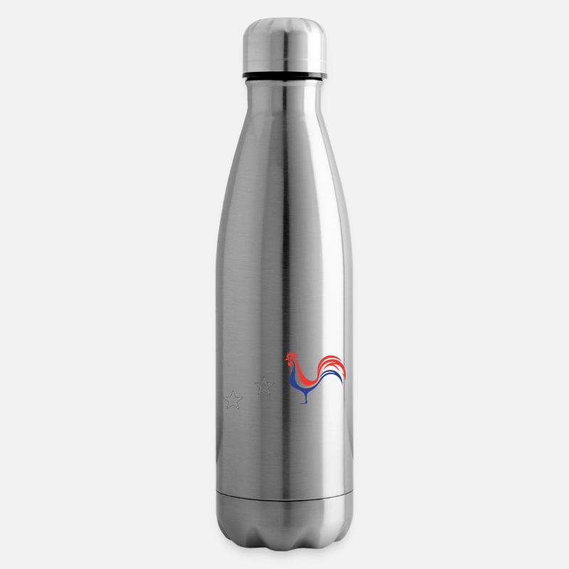 Cocorico - Bouteille isotherme - argent clair