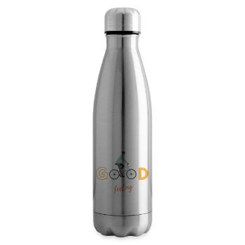 good feeling - Insulated Water Bottle - silver - Right