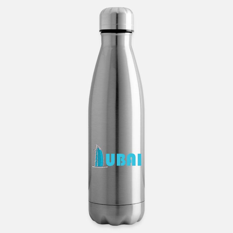 Dubai Skyline - Isolierflasche - Lightsilver