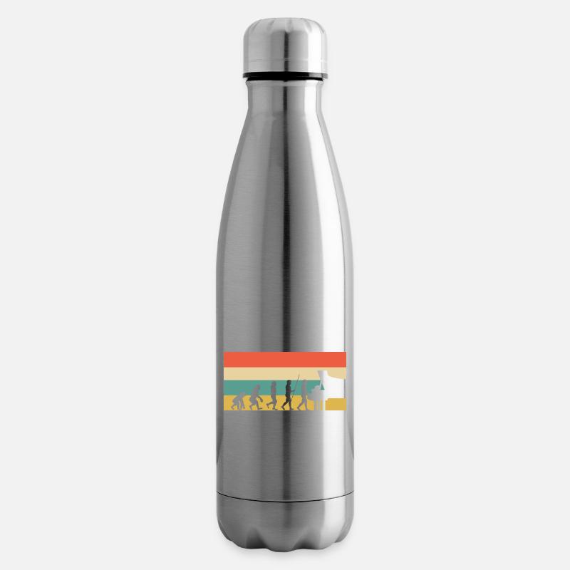 Piano Evolution Klavier Pianist Klavierspieler - Isolierflasche - Lightsilver