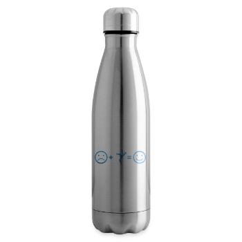 Climber Bouldering Climbing Climbing Climber - Insulated Water Bottle - silver - Right