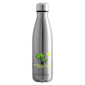 Palmen - Isolierflasche - Lightsilver - Rechts