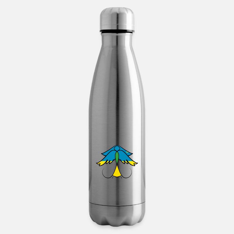Ange du pardon - Bouteille isotherme - argent clair