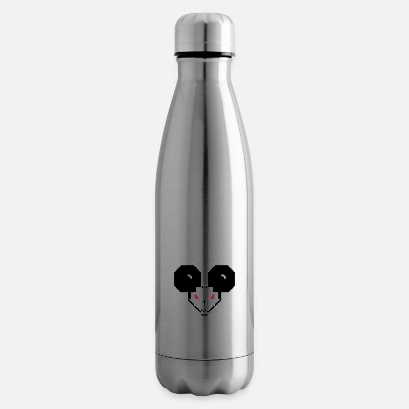 PETSCII M4U5 - Bouteille isotherme - argent clair