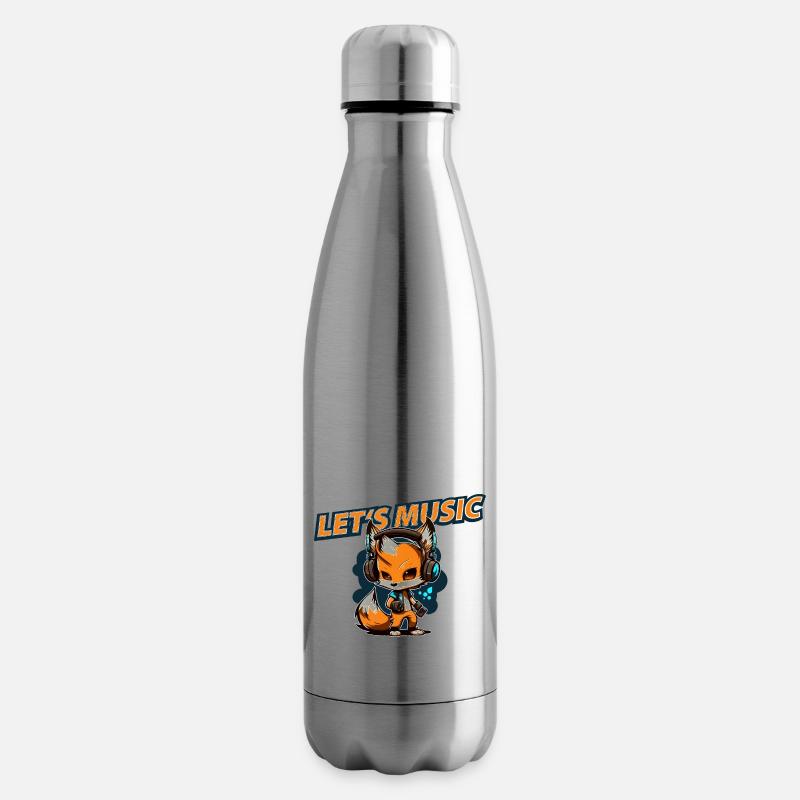 Musik Fuchs - Isolierflasche - Lightsilver