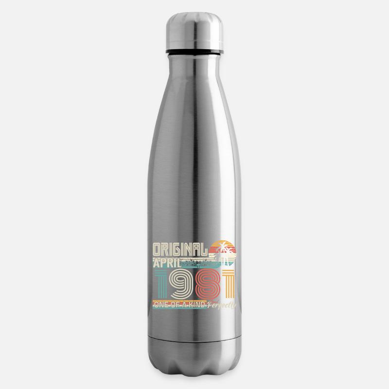 April 1981 Jubiläum April 1981 Geschenk 1981 - Isolierflasche - Lightsilver