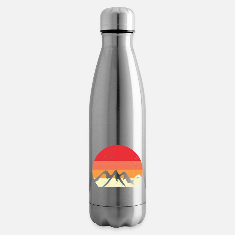 Mountain Sunset - Isolierflasche - Lightsilver