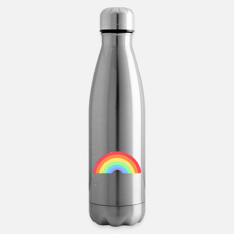 Mit mir kannst du du selbst sein - LGBTQ Ally - Pride - Isolierflasche - Lightsilver