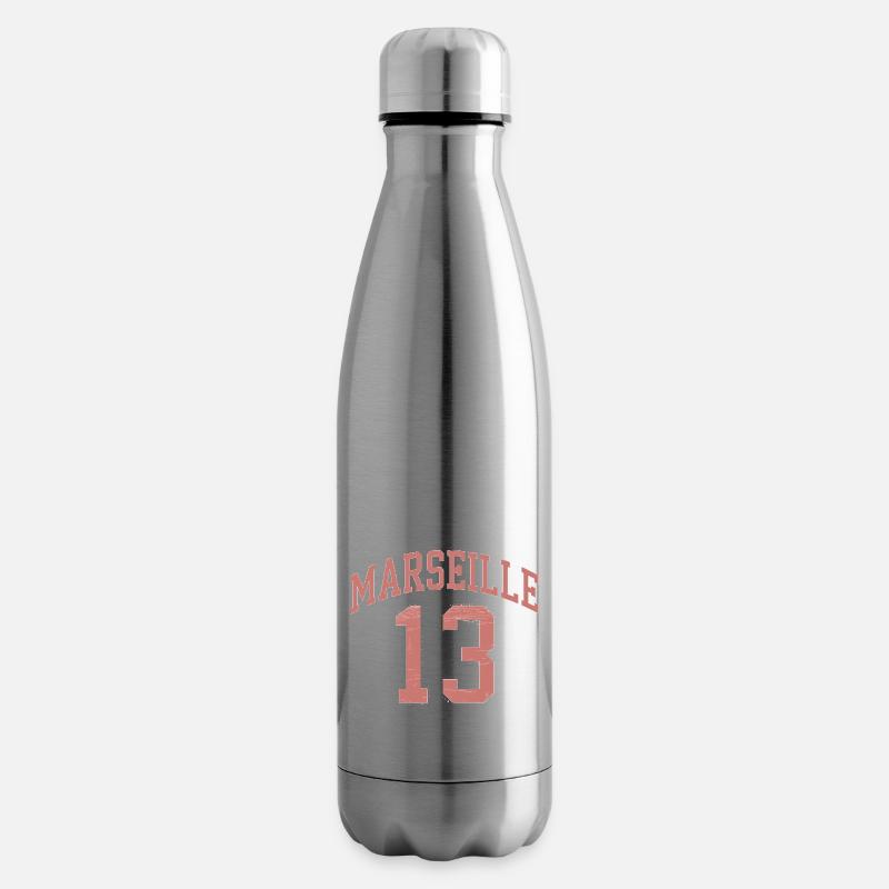 Marseille 13 - Bouteille isotherme - argent clair