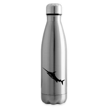 Schwertfisch / swordfish (1c) - Isolierflasche - Lightsilver - Rechts