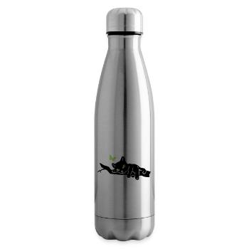 Panther auf Ast - Isolierflasche - Lightsilver - Rechts