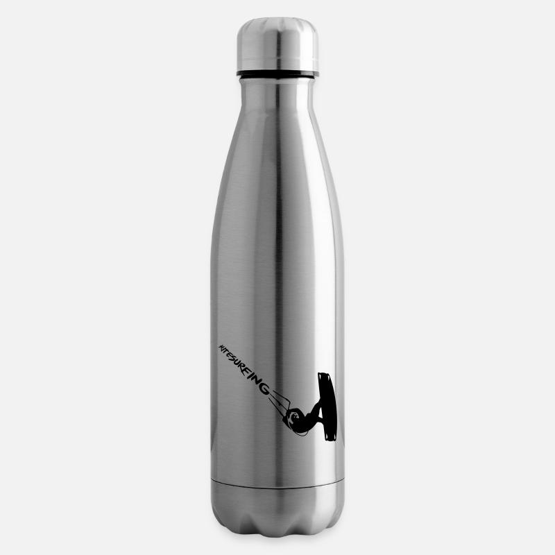 Kitesurfing Unhooked - Isolierflasche - Lightsilver