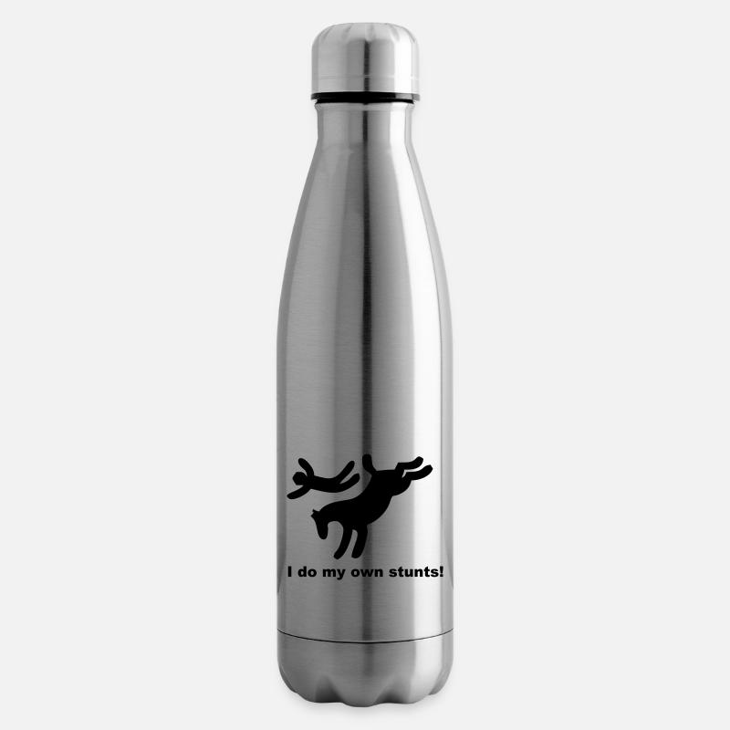 Ich meine eigenen Stunts zu tun - Isolierflasche - Lightsilver